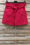 HOHE TAILLE SHORTS, 0966 ROT