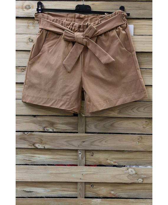 HOHE TAILLE SHORTS, 0966 CAMEL