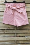 SHORTS MET HOGE TAILLE 0966 ROZE