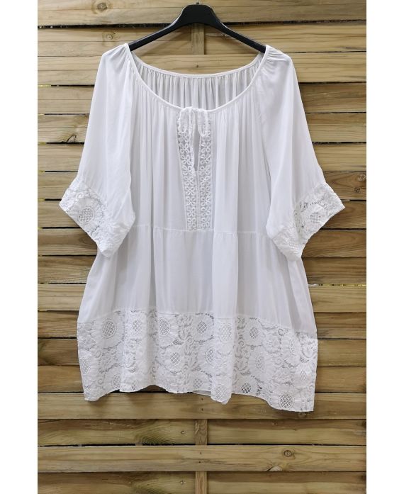 TUNIC OVERSIZE BOHEME 0962 WHITE