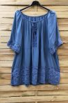 TUNICA OVERSIZE BOHEME 0962 BLU