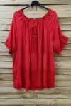 TUNIC OVERSIZE BOHEME 0962 RED