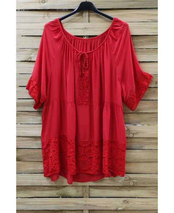 TUNIC OVERSIZE BOHEME 0962 RED