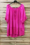 TUNIC OVERSIZE BOHEME 0962 FUSHIA