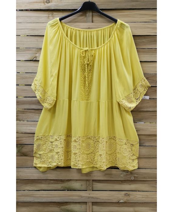 TUNIC OVERSIZE BOHEME 0962 YELLOW