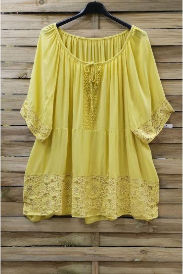 TUNICA OVERSIZE BOHEME 0962 GIALLO