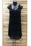 TÚNICA VESTIDO SUPERPOSEE 0878 NEGRO