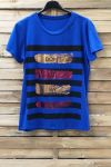 T-SHIRT AFFOLLANO 0973 BLU ROYAL