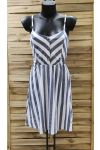 DRESS HAS STRIPES 0970 DARK BLUE