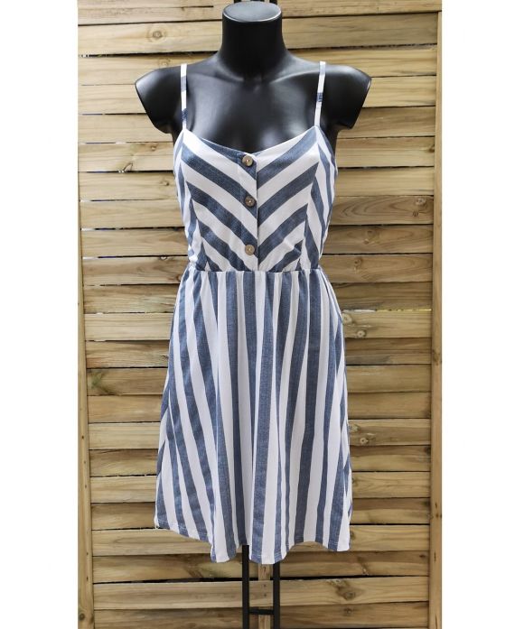 DRESS HAS STRIPES 0970 DARK BLUE