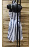 DRESS HAS STRIPES 0970 DARK BLUE