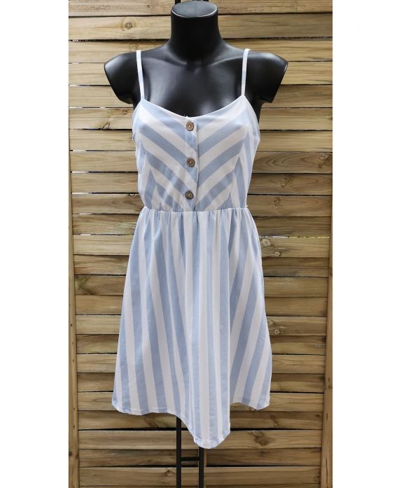 DRESS HAS STRIPES 0970 BLUE