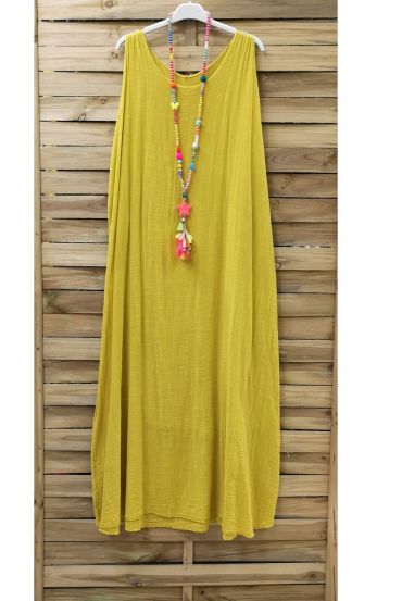 ROBE LONGUE 0851 JAUNE