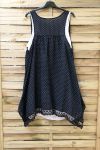 TUNIC POLKA DOTS 2 PIECES 0994 BLACK