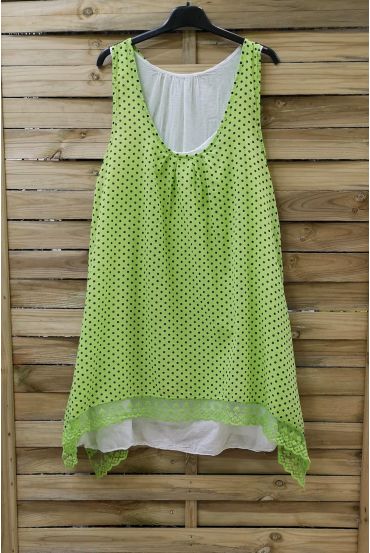 TUNIC POLKA DOTS 2 PIECES 0994 GREEN ANISE