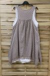 TUNIC POLKA DOTS 2 PIECES 0994 TAUPE