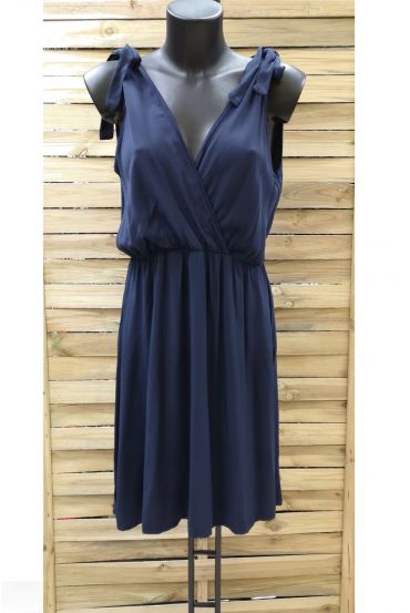 KLEID HAT KNÜPFEN 0990 MARINE-BLAU