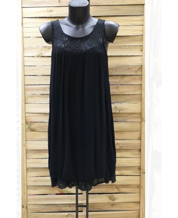 KLEID TUNIKA SPITZE 0996 SCHWARZ