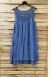 KLEID TUNIKA SPITZE 0996 BLAU