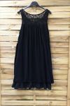 KLEID TUNIKA SPITZE 0996 SCHWARZ