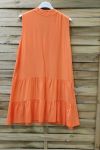 ROBE FLUIDE 0993 ORANGE