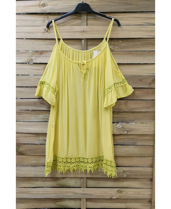 ROBE TUNIQUE 0995 JAUNE