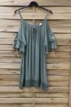 TUNIC DRESS 0995 MILITARY GREEN