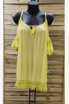 ROBE TUNIQUE 0995 JAUNE