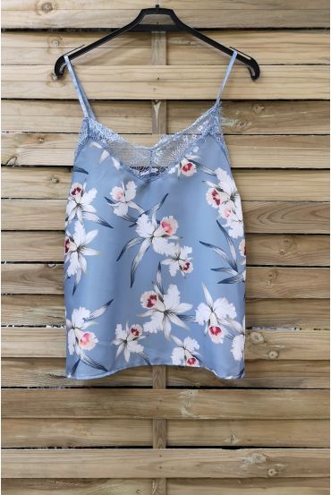 CAMISOLE LACE 1000 SKY-BLUE