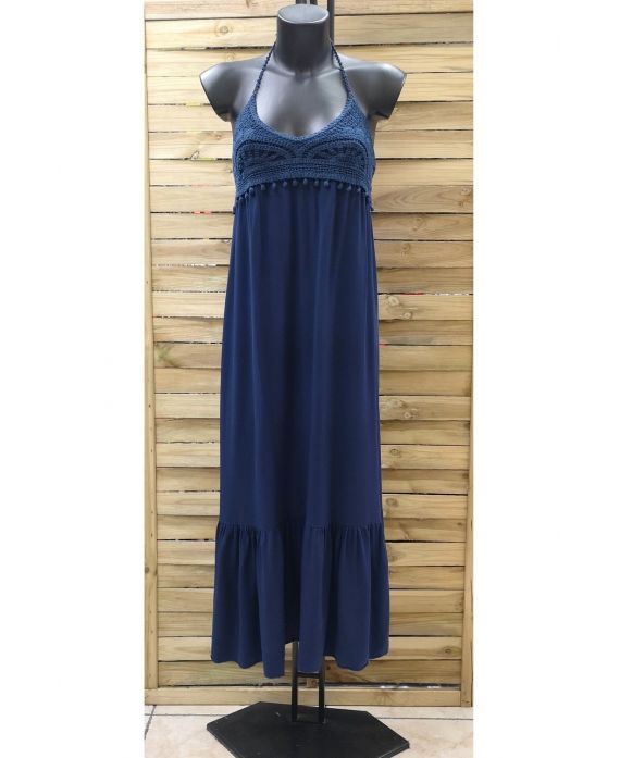 LONG DRESS 0952 NAVY BLUE