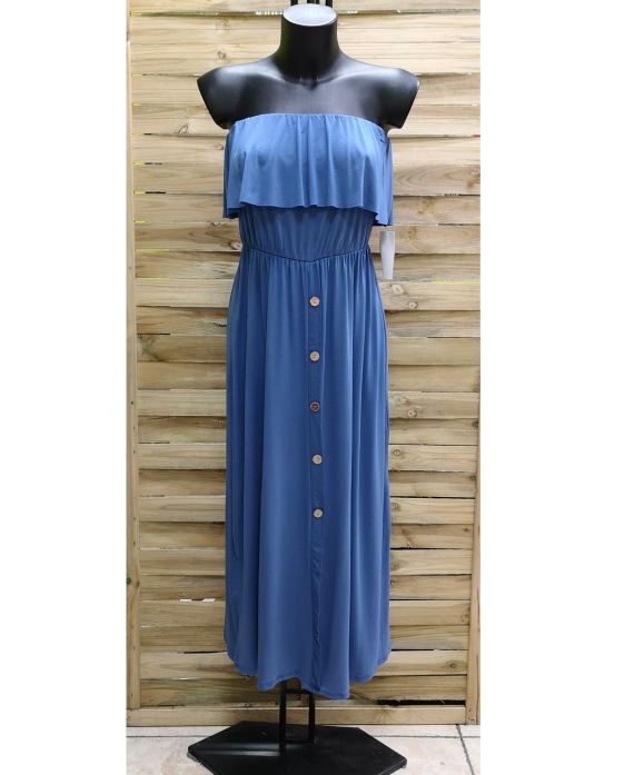 KLEID SCHULTERN DENUDEES 1012 BLAU