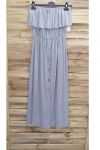 ROBE EPAULES DENUDEES 1012 GRIS