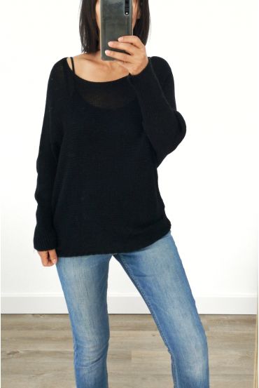 MAGLIONE DI LANA 3016 NERO