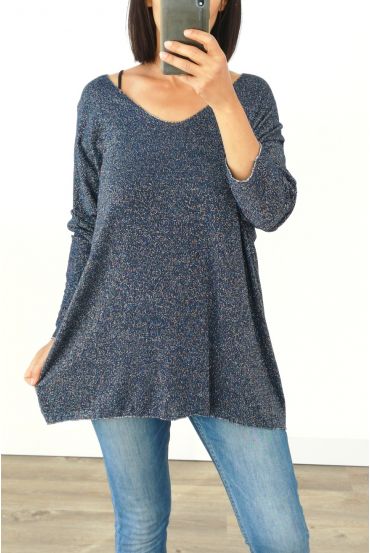 PULLOVER OVERSIZE IRISE 3035-MARINE-BLAU