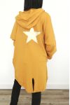 JACKET BACK STAR RHINESTONES 3031 MUSTARD