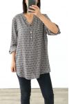 BLUSE DRUCKT 3023 TAUPE