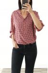 BLUSA IMPRIME 3023 DE LADRILLO