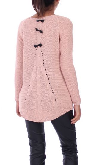 PULLOVER PICCOLE NODI 3021 ROSA