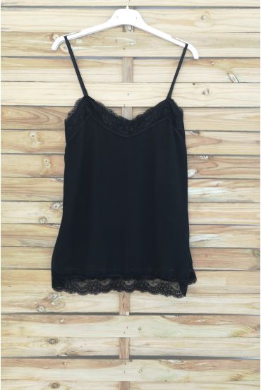 CAMISOLE LACE 3037 BLACK