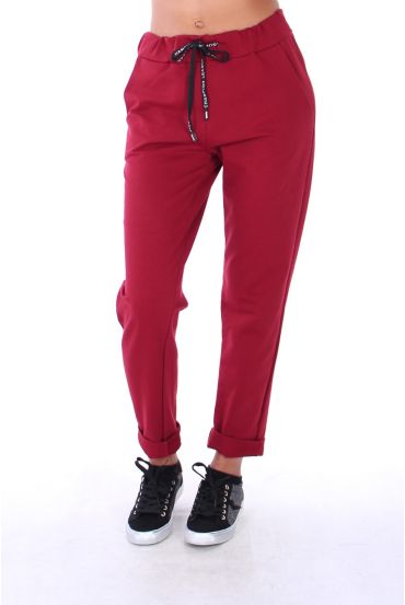 BROEK JOGG 3034 BORDEAUX