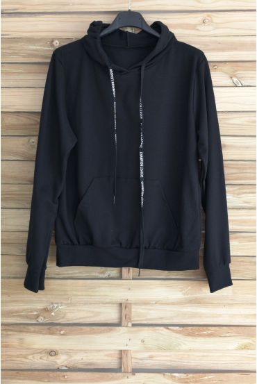 SWEAT HAS HOOD 3040 BLACK