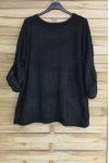 GRANDE TAILLE PULL DOUX 3053 NOIR