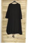 LONG DRESS OVERSIZE WOMEN 3060 BLACK