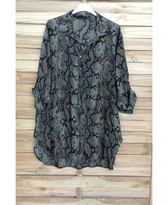 TUNIC PYTHON 3079 MILITARY GREEN