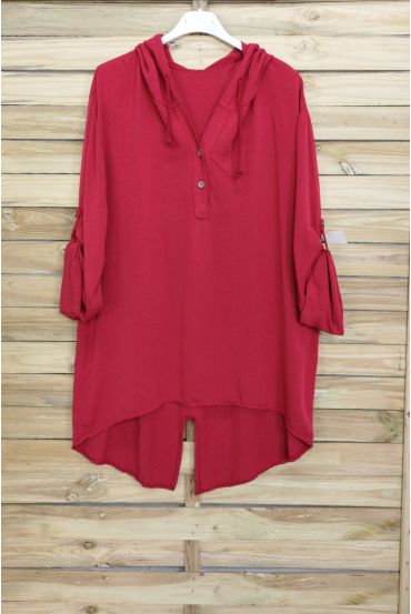 TUNIC HAS A HOOD 3071 RED