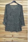 SWETER W KOŃCU IRISE LEOPARD 4031 WOJSKOWY ZIELONY