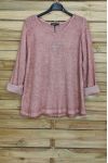 MAGLIONE HA SETOLE MORBIDE 4037 ROSA CHIARO