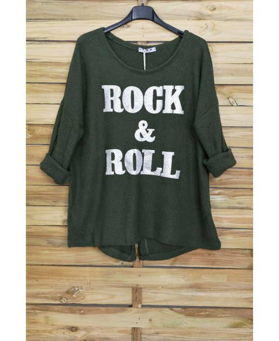 PULL ROCK AND ROLL 4051 VERT MILITAIRE