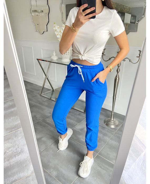 blue jogging bottoms womens