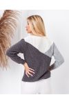 PULLOVER 3 COLORI 2589 GRIGIO